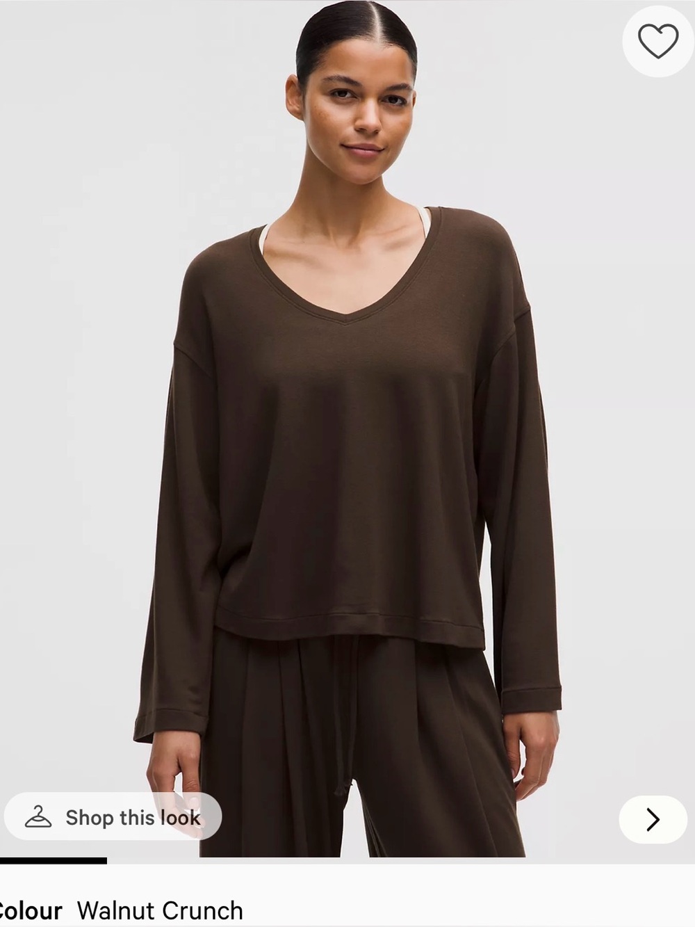 New Lululemon BeCalm V-Neck Bell Sleeve Shirt